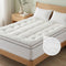 5cm Pillow Top Mattress Topper Coral Fleece Winter Warm Double Bed
