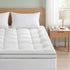 5cm Pillow Top Mattress Topper Coral Fleece Winter Warm Double Bed