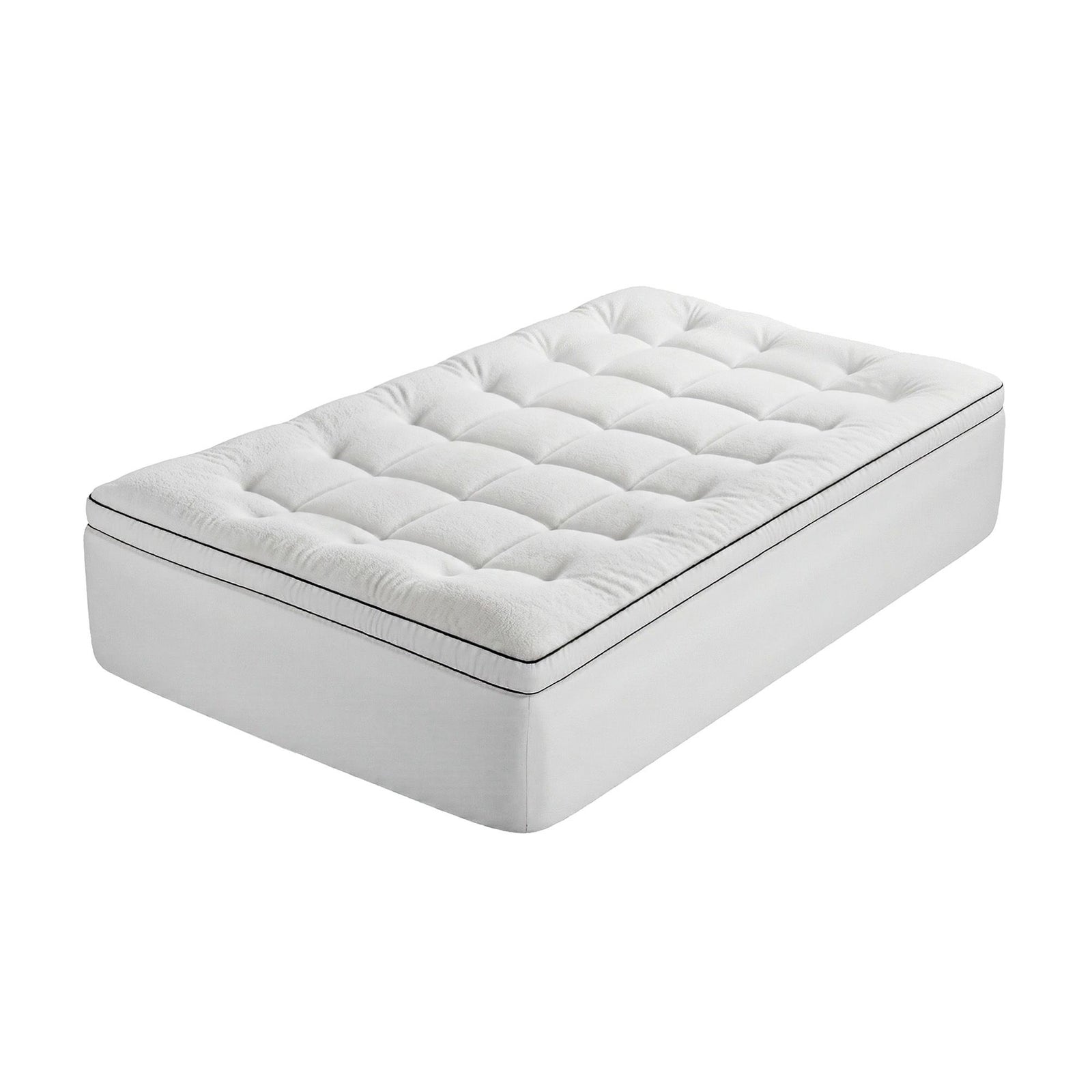 Mattress Topper King Single – 5cm Coral Fleece, 1000GSM Pillowtop