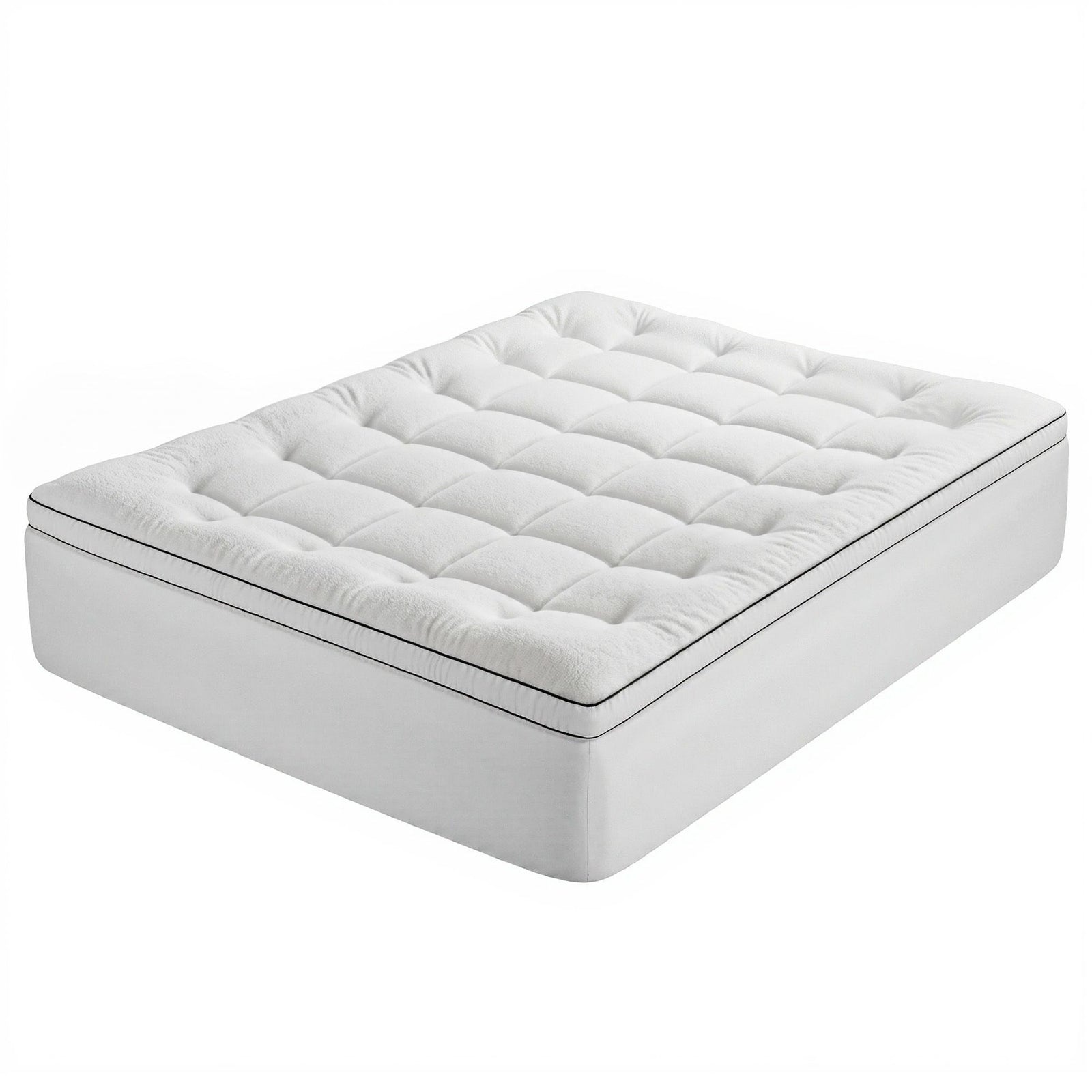 Mattress Topper Queen – 5cm Coral Fleece, 1000GSM Pillowtop
