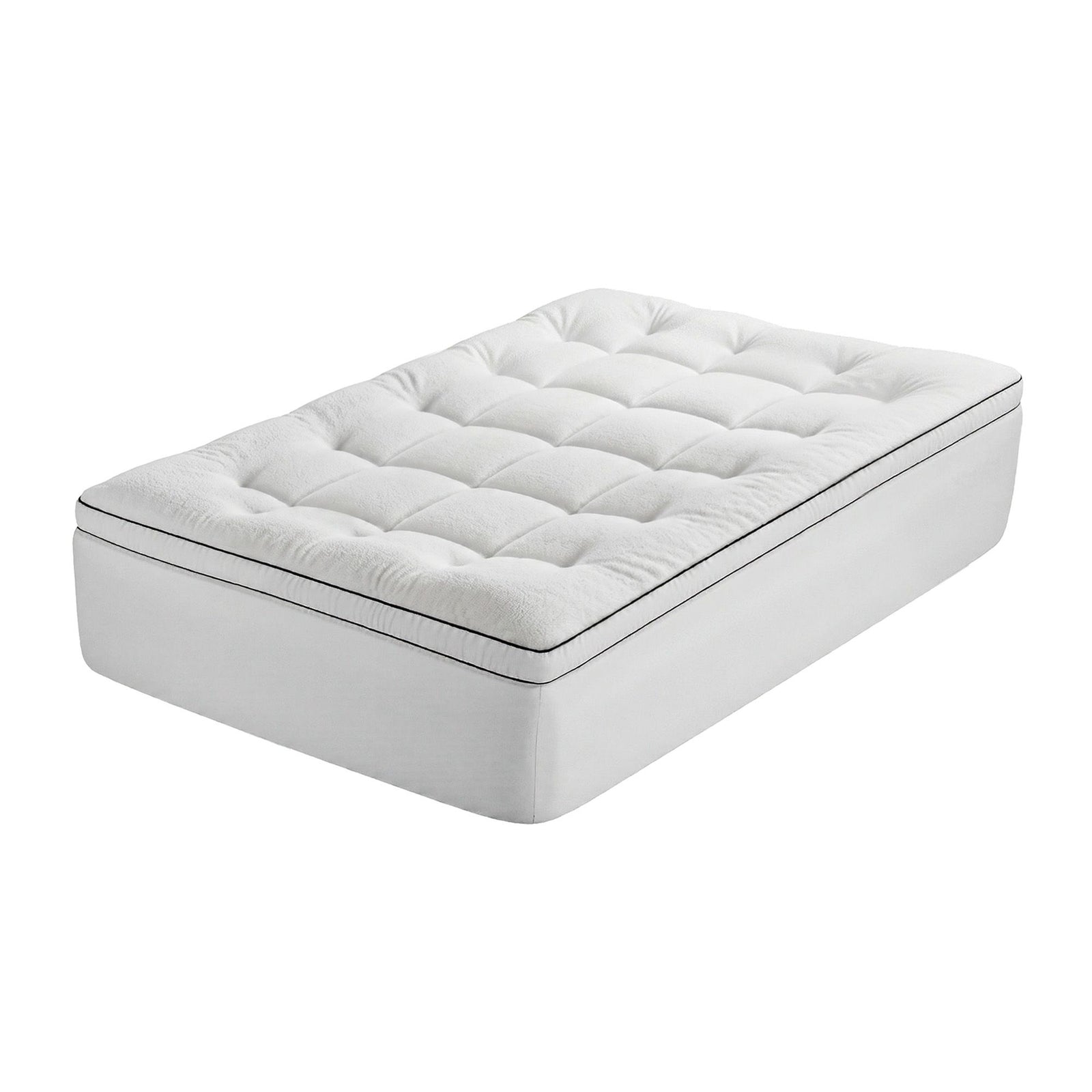 Mattress Topper Single – 5cm Coral Fleece, 1000GSM Pillowtop