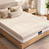 Giselle Bedding Double Latex Mattress Topper 5cm 7 Zone 100% Natural Latex White