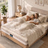 Giselle Bedding King Latex Mattress Topper 5cm 7 Zone 100% Natural Latex White