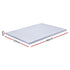 Latex Topper 100% Natural Latex Toppers 7-zone w/ Ice Silk Cool-touch Fabric Cooling Cover Double 5cm