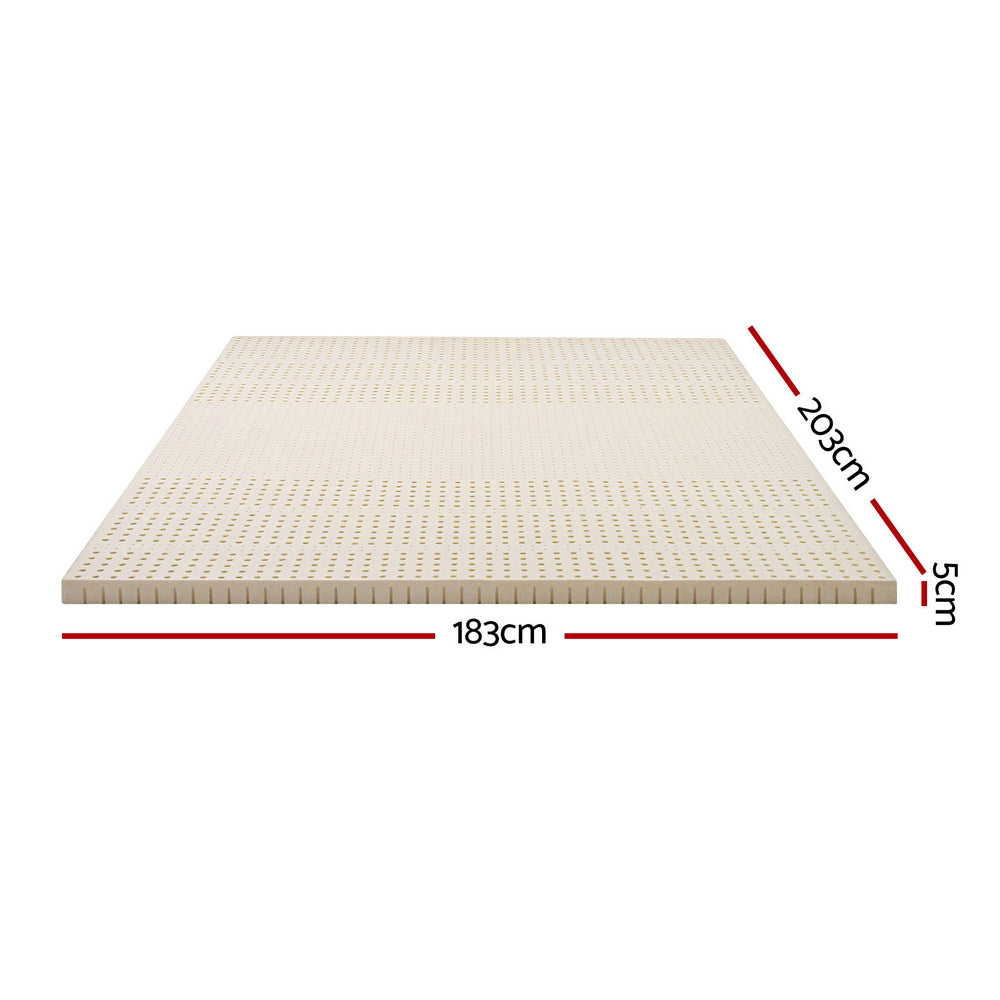 Latex Mattress Topper 5cm King