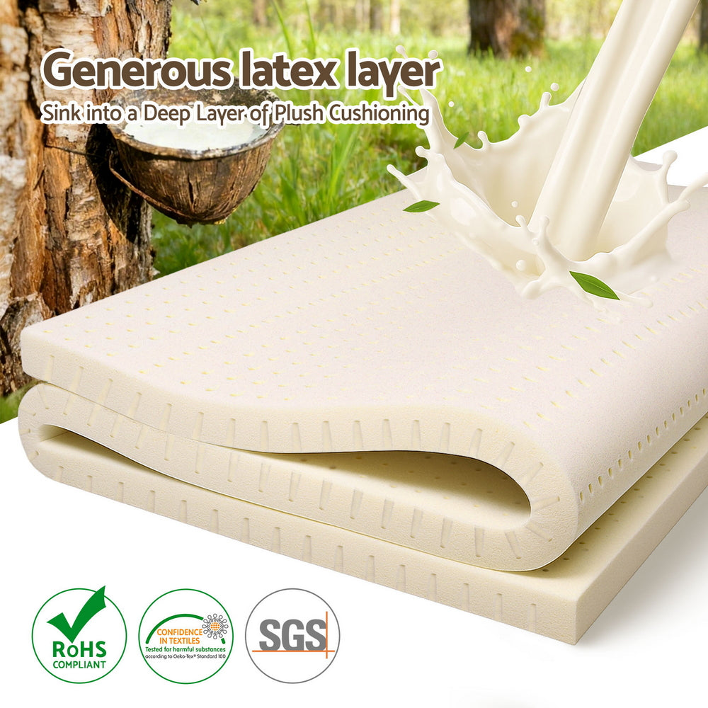 Latex Mattress Topper 5cm King
