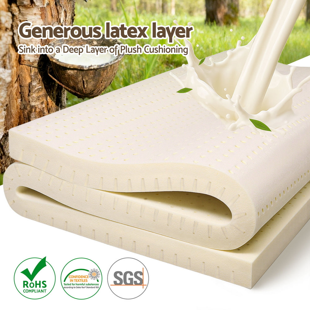 Latex Mattress Topper 7.5cm King