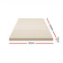 Latex Mattress Topper 7.5cm King Single