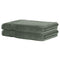 2 Pack Extra Large Cotton Bath Sheets 550GSM Towels Green Quick Dry