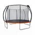 14FT Kids Enclosed Trampoline & Basketball Set Ladder Round