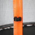 14FT Kids Enclosed Trampoline & Basketball Set Ladder Round