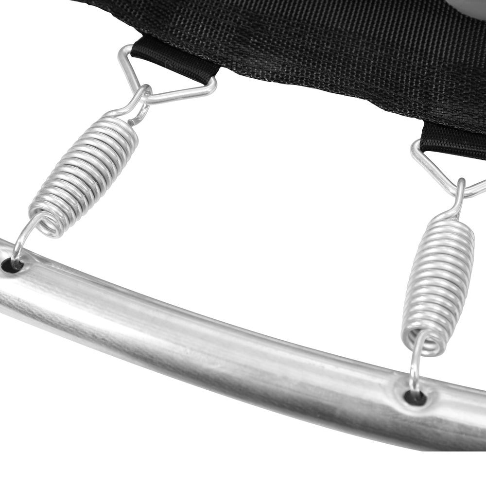 60 Inch Kids Trampoline Enclosure Safety Net Horizontal Bar