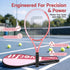 Everfit 27 Inch Tennis Racket Lightweight Racquet for Beginner Adult Players Pink