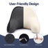 Wanderlite Travel Neck Pillow Portable for Airplane Memory Foam with Eyemask Earplugs Black