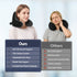 Wanderlite Travel Neck Pillow Portable for Airplane Memory Foam with Eyemask Earplugs Black