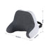 Wanderlite Travel Neck Pillow Portable for Airplane Memory Foam with Eyemask Earplugs Grey
