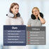 Wanderlite Travel Neck Pillow Portable for Airplane Memory Foam with Eyemask Earplugs Grey