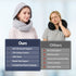 Wanderlite Hooded Travel Neck Pillow for Airplane Memory Foam with Eye Mask Earplugs, Light Grey