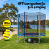 6ft Kids Trampoline with Enclosure Net and Storage Bag, 1yr Warr