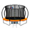 10ft Kids Trampoline with Basketball Hoop Safety Net Ladder