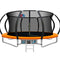 14ft Trampoline Safety Net Basketball Hoop Outdoor Kids Trampoline