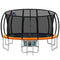 16ft Trampoline Safety Net Basketball Hoop Outdoor Kids Trampoline