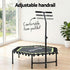 48inch Hexagon Fitness Trampoline Rebounder Adjustable Handrail Green