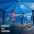 Everfit 12FT Kids Trampoline with Blue Tent Cover Ladder Rebounder Outdoor Toys