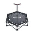 Fitness Foldable Trampoline Rebounder Adjustable Handle Indoor Exercise Black