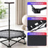 Fitness Foldable Trampoline Rebounder Adjustable Handle Indoor Exercise Black