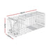 Large Humane Animal Trap Cage – Galvanised Wire, Spring Door, Collapsible