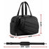 Tennis Tote Bag Gym Bag Sports Duffle Bags Holds 2 Rackets Black