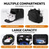 Tennis Tote Bag Gym Bag Sports Duffle Bags Holds 2 Rackets Black