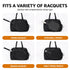Tennis Tote Bag Gym Bag Sports Duffle Bags Holds 2 Rackets Black