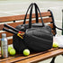 Tennis Tote Bag Gym Bag Sports Duffle Bags Holds 2 Rackets Black