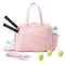Tennis Tote Bag Gym Bag Sports Duffle Bags Holds 2 Rackets Pink