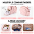 Tennis Tote Bag Gym Bag Sports Duffle Bags Holds 2 Rackets Pink