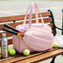 Tennis Tote Bag Gym Bag Sports Duffle Bags Holds 2 Rackets Pink