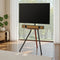Artiss TV Stand 24-55 Inch Swivel Height Adjustable Wooden Base Black Mount