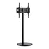 Mobile TV Stand 32–55" – Height & Tilt Adjustable Floor Mount with Wheels