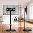Mobile TV Stand 32–55" – Height & Tilt Adjustable Floor Mount with Wheels