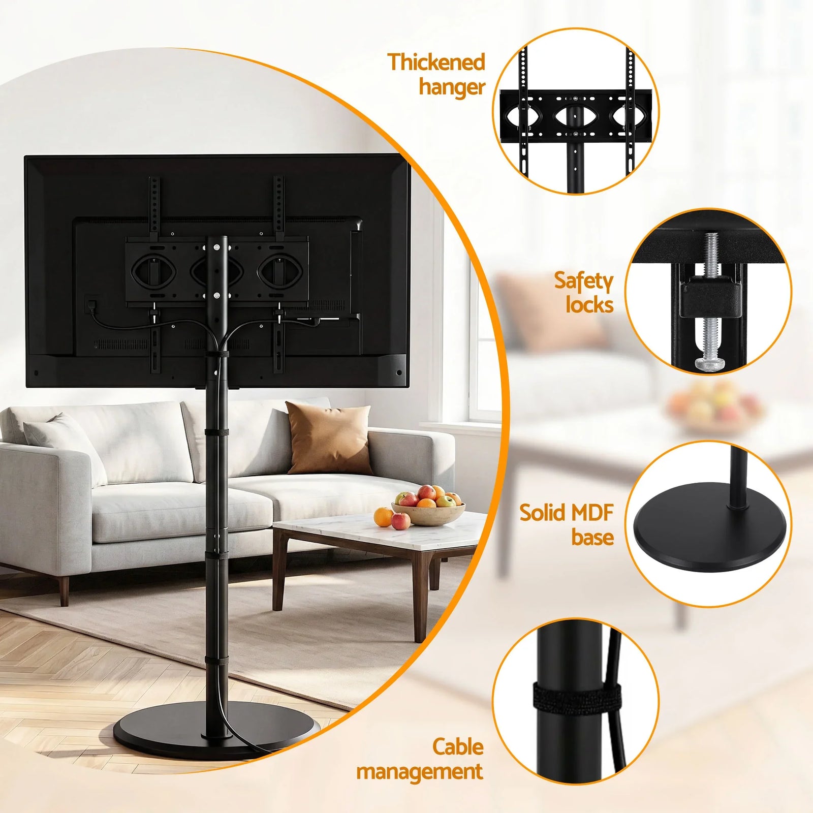 Mobile TV Stand 32–55
