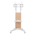Mobile TV Floor Stand for 32-65" Mount Bracket Universal Adjustable Height with Wheels