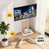 Mobile TV Floor Stand for 32-65" Mount Bracket Universal Adjustable Height with Wheels