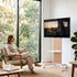 Mobile TV Floor Stand for 32-65" Mount Bracket Universal Adjustable Height with Wheels