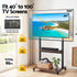 Artiss Mobile TV Stand for 40-100 Inch TVs Cart with Wheels Adjustable Shelves