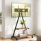Mobile TV Stand Rolling Cart Wheels 32-75" Heavy Duty 133kg Mount Bracket