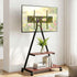 Mobile TV Stand Rolling Cart Wheels 32-75" Heavy Duty 133kg Mount Bracket