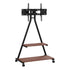 Mobile TV Stand Rolling Cart Wheels 32-75" Heavy Duty 133kg Mount Bracket