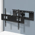 TV Wall Mount 32–70" – Tilt & Swivel, Full‑Motion, 50kg Capacity, Black